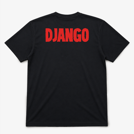 Django  Graphic T shirt Black