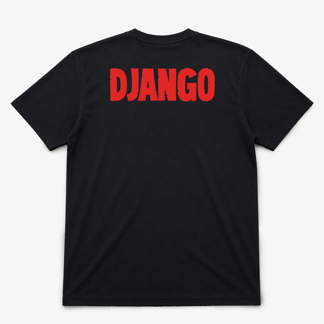 Django  Graphic T shirt Black