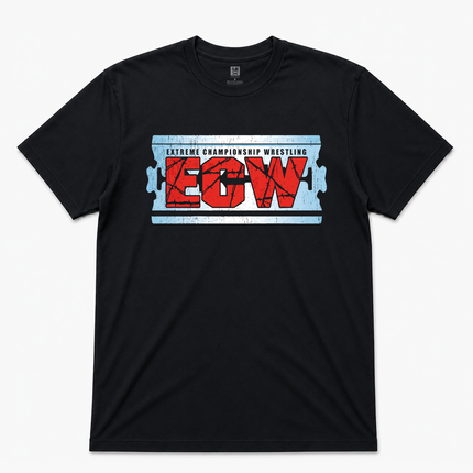 ECW Extreme Championship Wrestling Graphic  T shirt Black