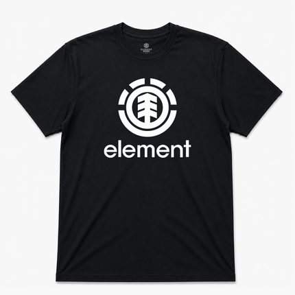 Element Skate Co Mens Front Logo T Shirt Black