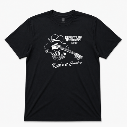 Ernest Tubb Record Shops Est 1947 Graphic T Shirt