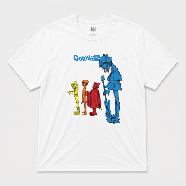GORILLAZ  Graphic T shirt White