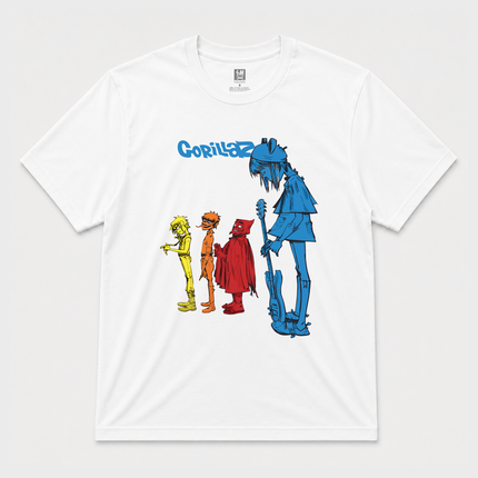 GORILLAZ  Graphic T shirt White
