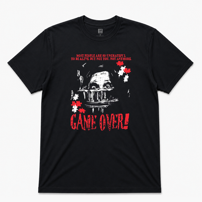 Game Over Horror Graphic T shirt