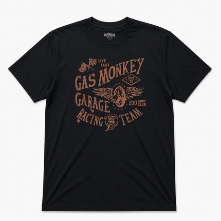Gas Monkey Garage Racing Team T Shirt Black