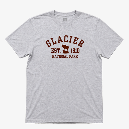 Glacier Est 1910 National Park Graphic T Shirt