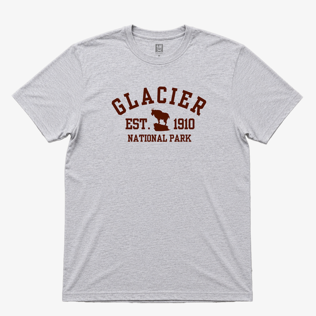 Glacier Est 1910 National Park Graphic T Shirt