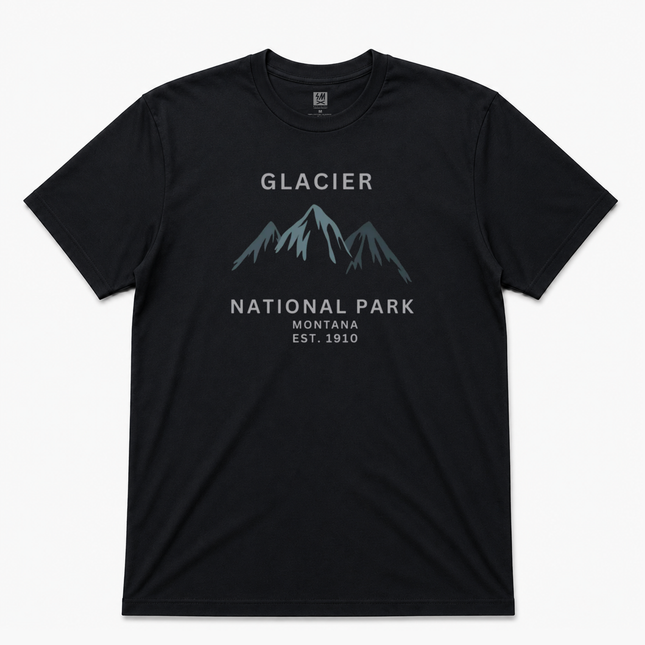 Glacier National Park Montana Established T Shirt