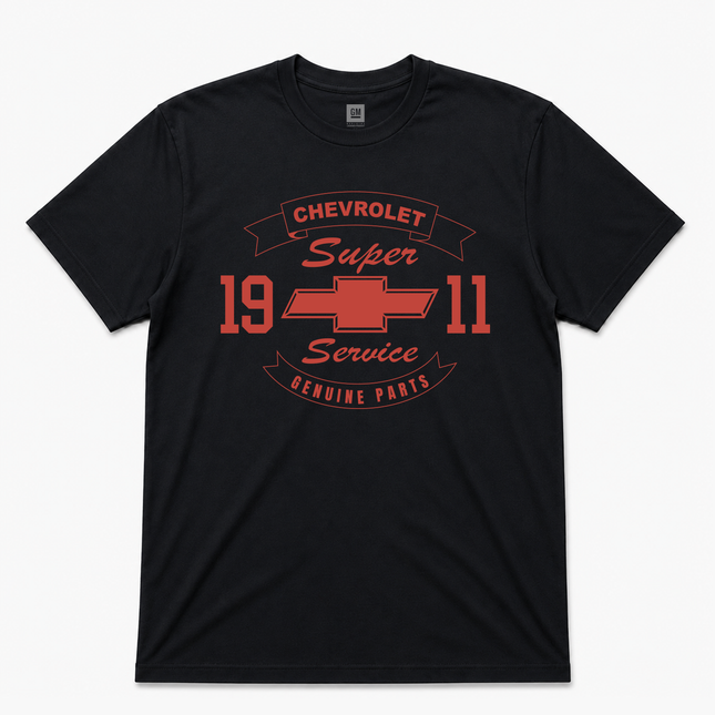 Gm Chevrolet Graphic T Shirt Black