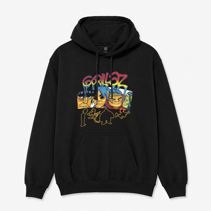 Gorillaz Black Graphic Hoodie