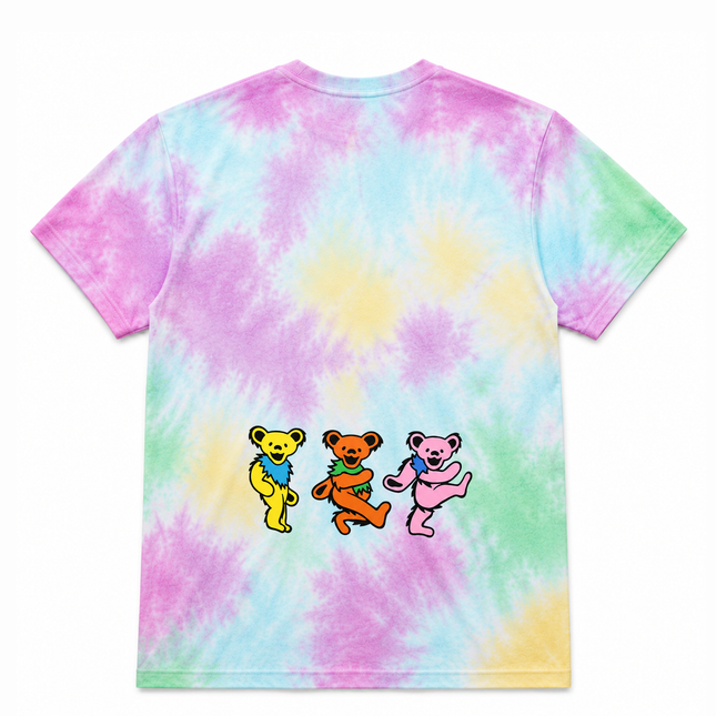 GRATEFUL DEAD TIE DYE TEE OFFICIAL ITEM