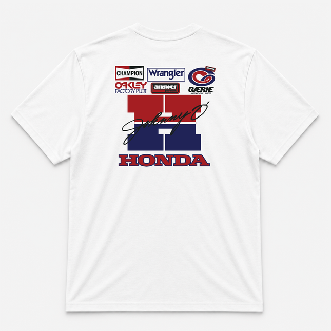 Honda Johnny O Graphic T Shirt White