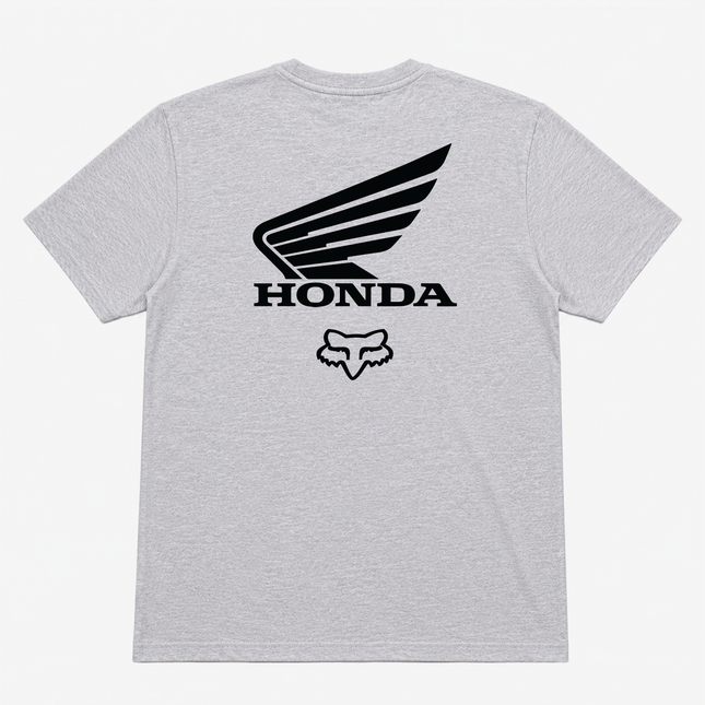 Honda Motor Sport Racing Colab Graphic T Shirt Gray
