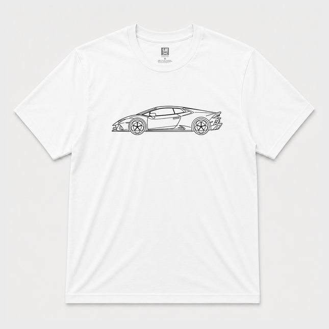 Huracan Racing Graphic White Mens T Shirt