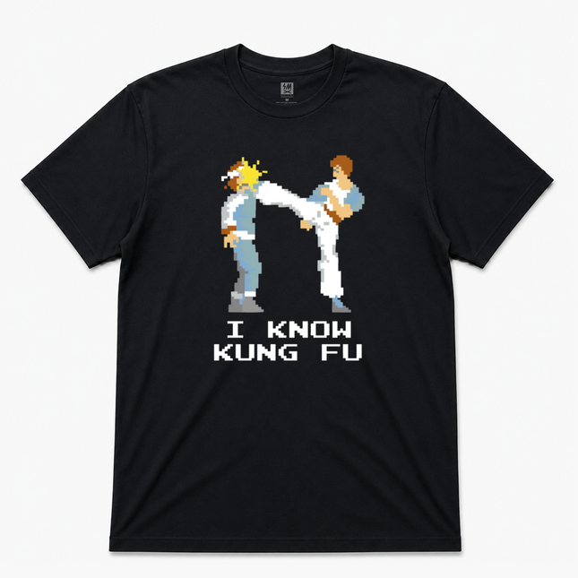 I know Kung Fu  Graphic  T shirt