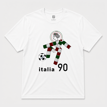 Italia 1990 World Cup Graphic White T Shirt