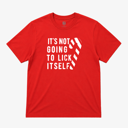 Its Not Going To Lick It Self Christmas Candy Graphic T shirt