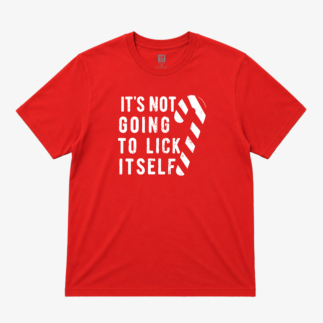 Its Not Going To Lick It Self Christmas Candy Graphic T shirt