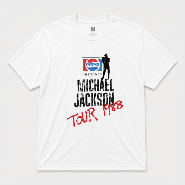 Jackson 1988 Tour White T Shirt