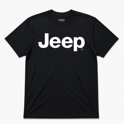 Jeep Official Graphic Logo T Shirt Black