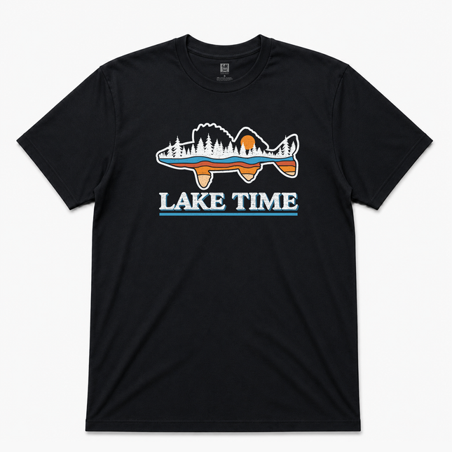 Lake Time Graphic T Shirt