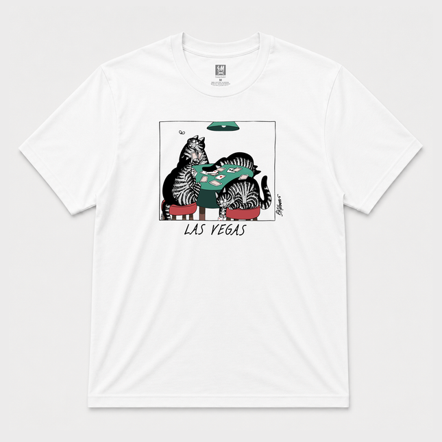 Las Vegas Poker Cats Graphic T shirt