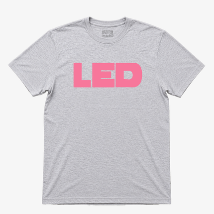 Led Zeppelin Block Letters Graphic T Shirt