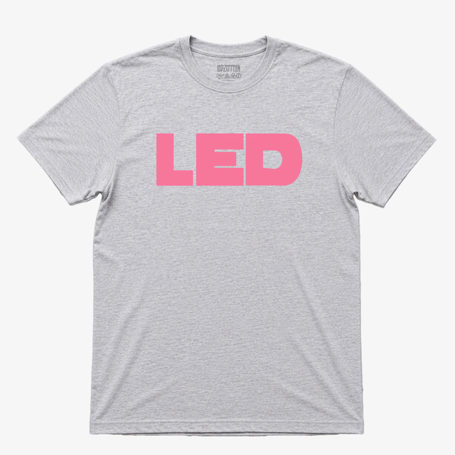 Led Zeppelin Block Letters Graphic T Shirt