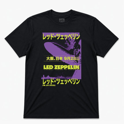Led Zeppelin Japanese Tour Graphic T shirt