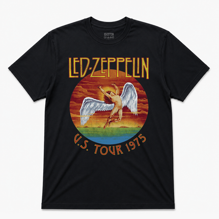 Led Zeppelin Mens 1975 Us Tour T Shirt