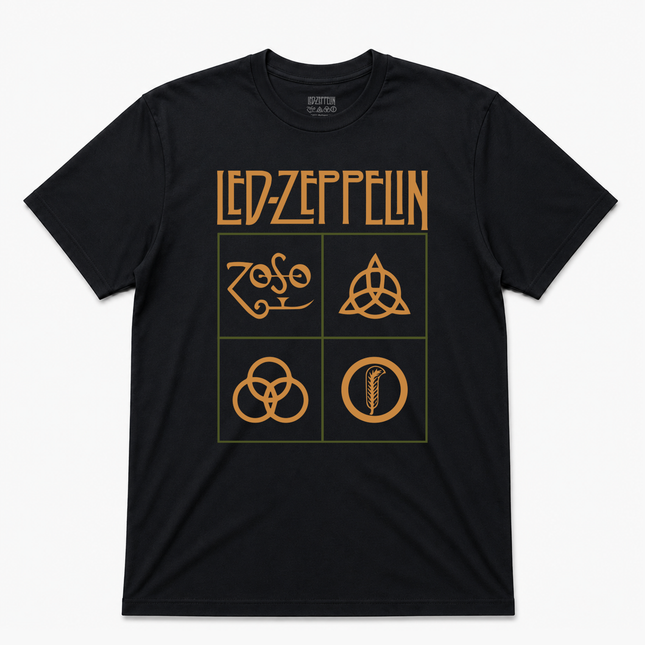 Led Zeppelin Mens Block T Shirt