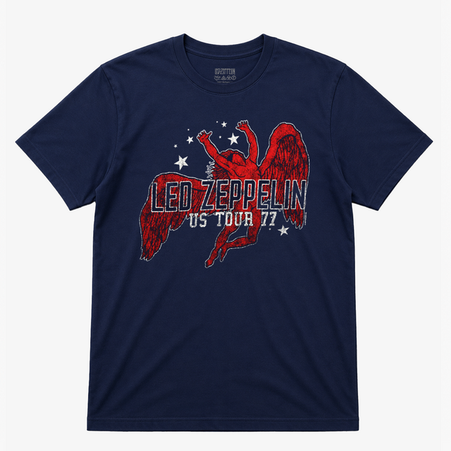 Led Zeppelin US Tour 77 T shirt