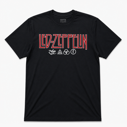 Led Zeppelin Zoso Band Logo T shirt LED