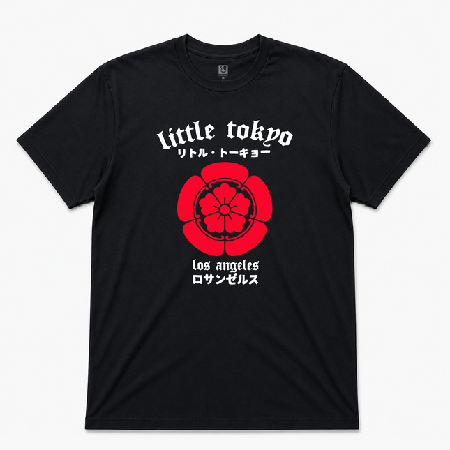 Little Tokyo Los Angeles Graphic T Shirt Black