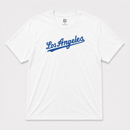Los Angeles Blue Logo Graphic T Shirt