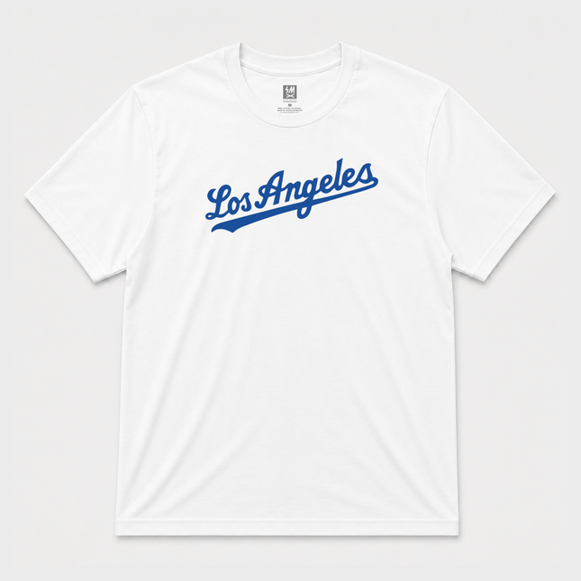 Los Angeles Blue Logo Graphic T Shirt