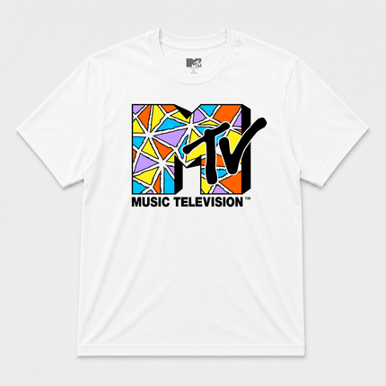 M TV Mens Retro Funk Music Television Logo T Shirt