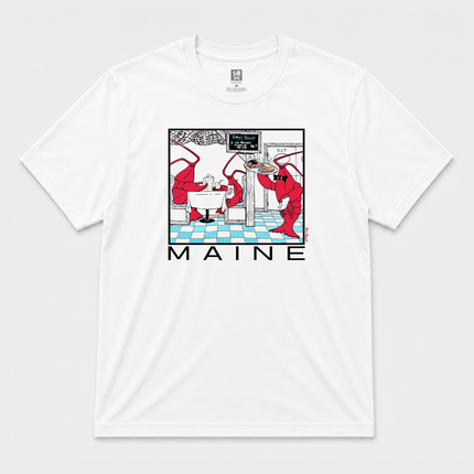 Maine Graphic T shirt White