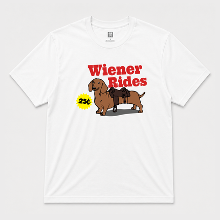 Mens Wiener Rides Graphic  T Shirt
