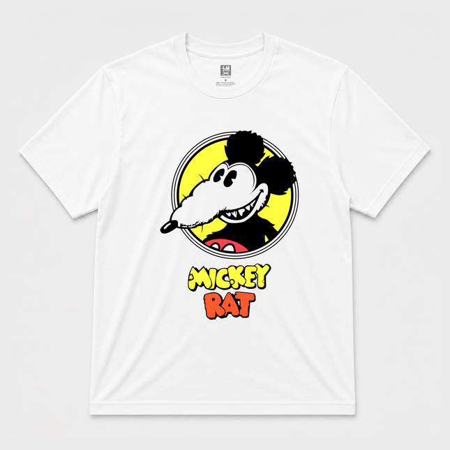 Mickey Rat 80's -90's Vintage Adult Short Sleeves T Shirt Tee