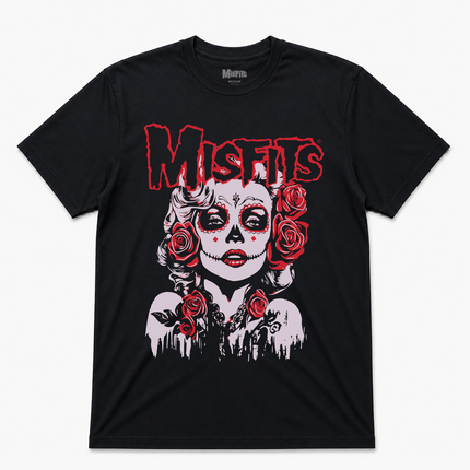 Misfits Dia De Los Muertos Movie Star T Shirt