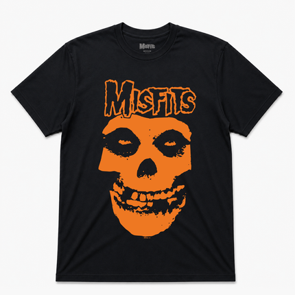 Misfits Orange Fiend Skull T Shirt