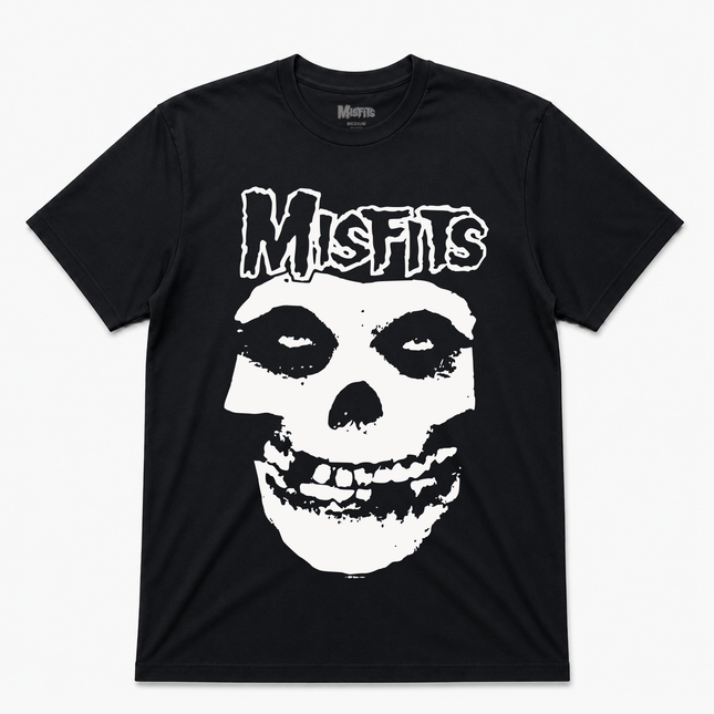 Misfits White Fiend Skull T Shirt