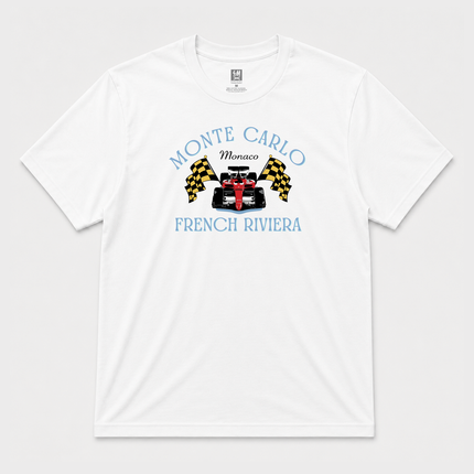 Monte Carlo French Riveiera Graphic T shirt