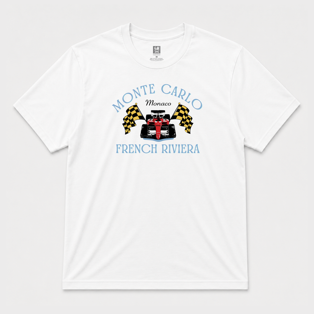 Monte Carlo French Riveiera Graphic T shirt