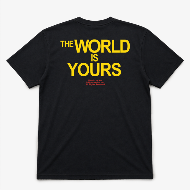 Nas The World Is Yours Graphic T shirt