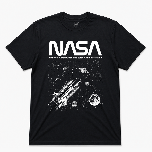 Nasa Space Galaxy Graphic T shirt