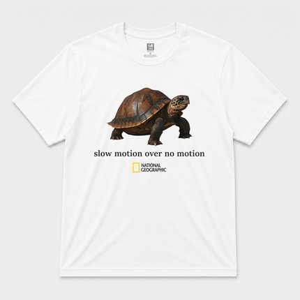 National Geographic Slow Motion Over No Motion Graphic T shirt