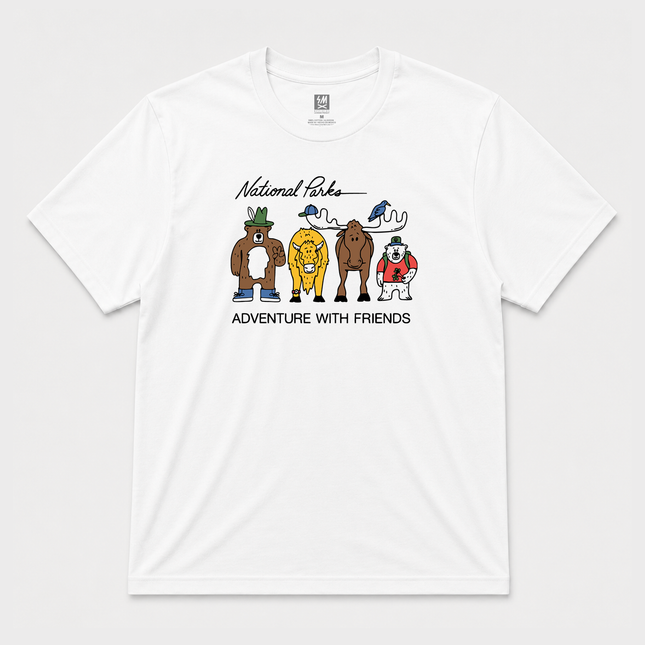 National Parks Adventure With Friends  Graphic T shirt