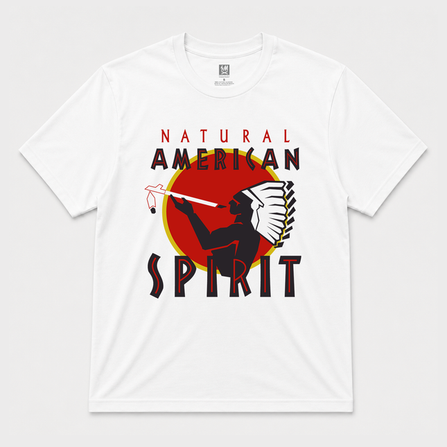 Natural American Spirit   Graphic T shirt White